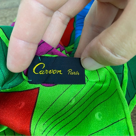 Carvon Paris Silk Scarf - Picture 6 of 7
